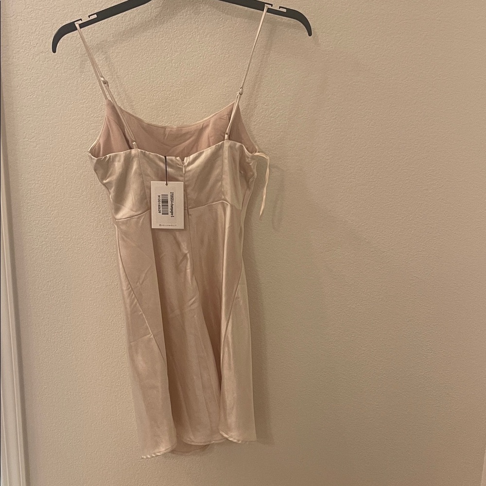 Hello Molly Cream Satin Chemise